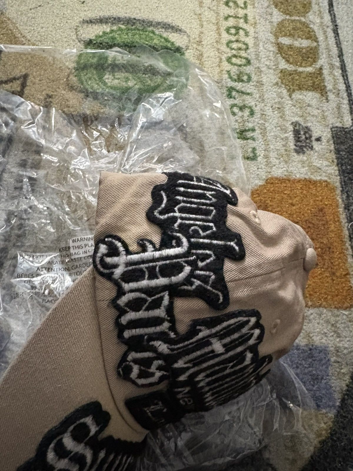 Supreme Supreme City Patches 6-Panel Hat Tan Size ONE SIZE - 3 Thumbnail