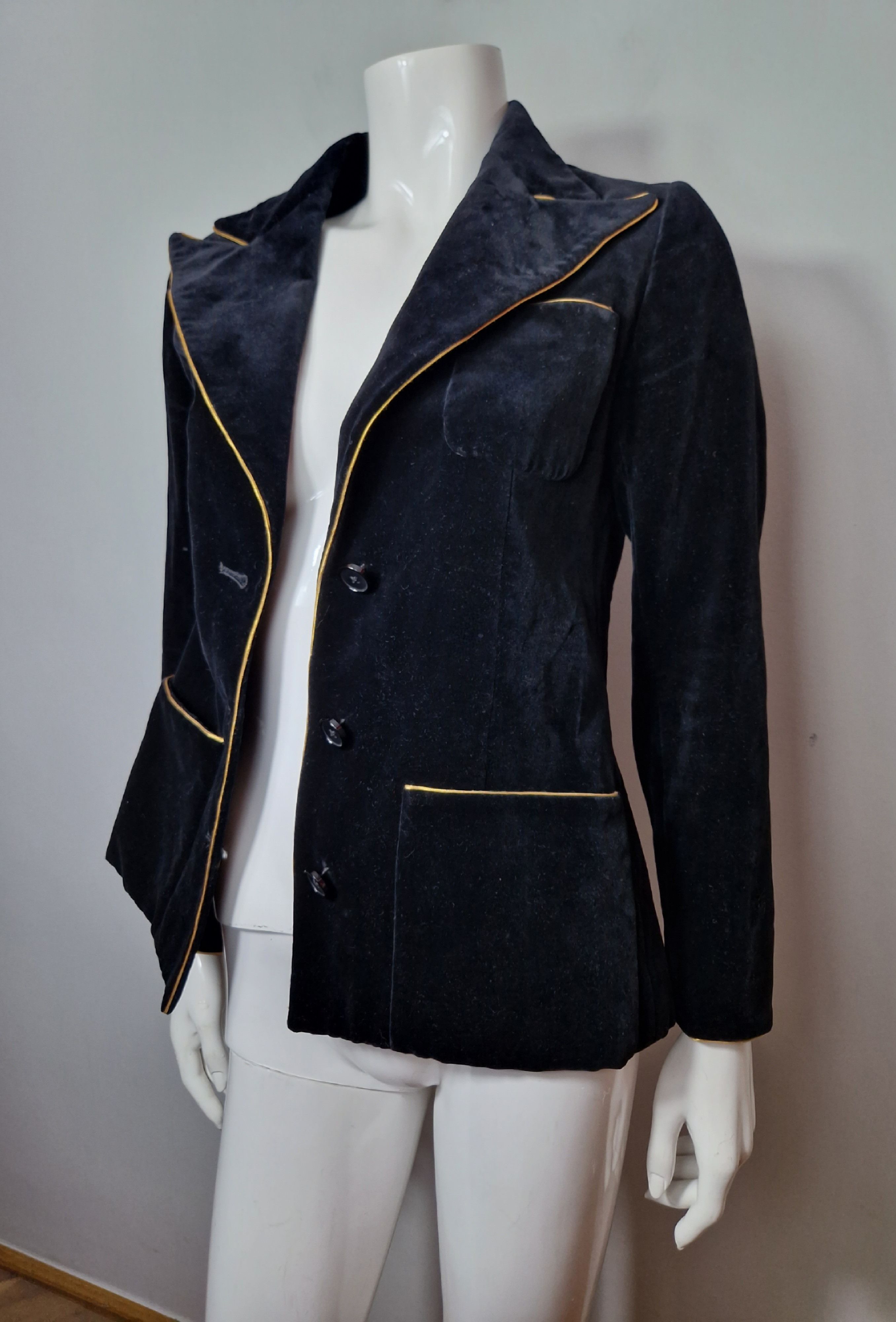 Dior Dior 1960s velvet blazer Size S / US 4 / IT 40 - 5 Thumbnail