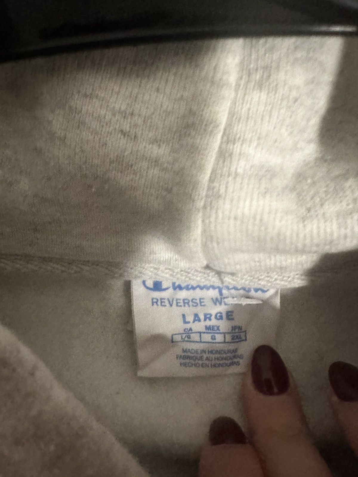 Champion Grey champion reverse weave hoodie Size US L / EU 52-54 / 3 - 3 Thumbnail