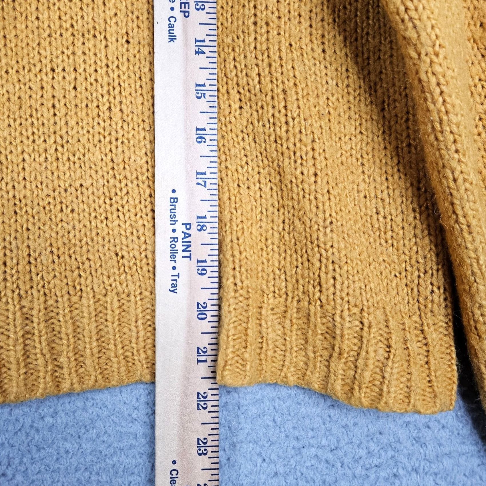 Madewell Madewell Pullover Sweater V-Neck Balloon Sleeve XS? no, M color Yellow Size M Women Unit? Not needed. Size M / US 6-8 / IT 42-44 - 5 Thumbnail