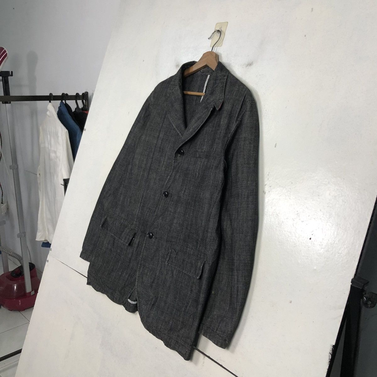 Japanese Brand Vintage Hickory Chore Jacket Uniqlo Issey Miyake Size US XL / EU 56 / 4 - 4 Thumbnail
