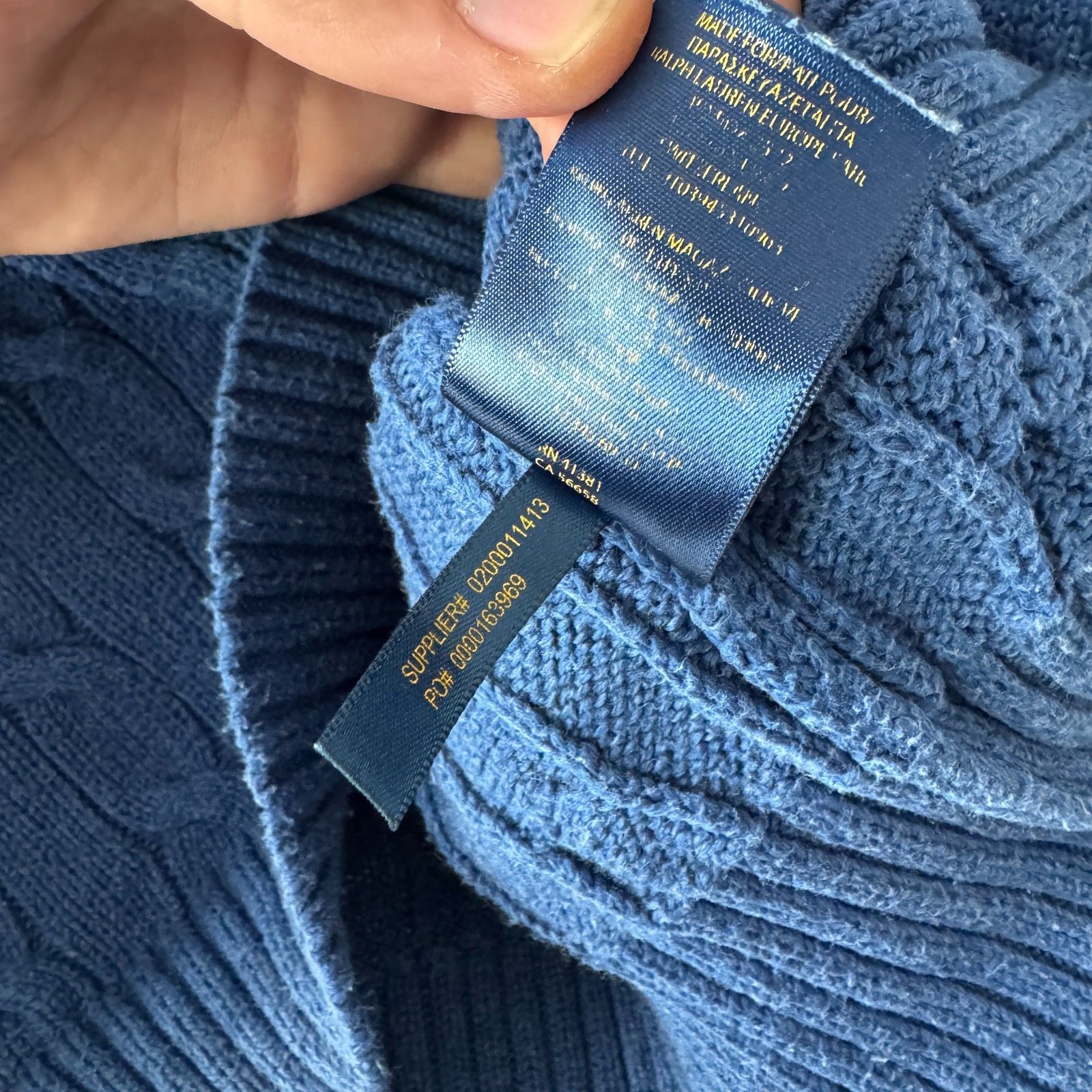 Polo Ralph Lauren Ralph Lauren Knitted Vintage Sweater Blue Men’s Oldmoney Size US M / EU 48-50 / 2 - 11 Thumbnail
