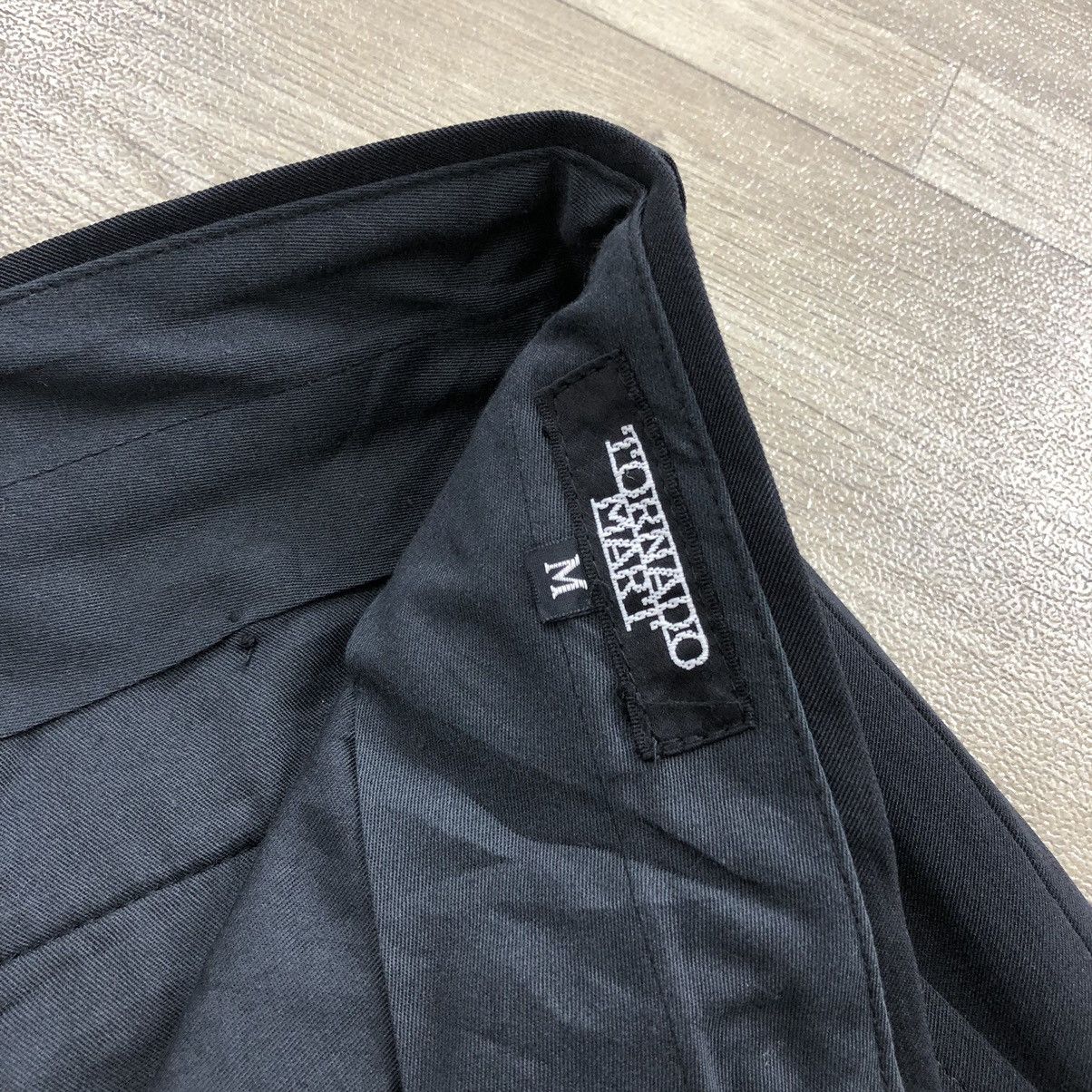 Tornado Mart 2000s Tornado Mart Japan Designer Black Trousers Pants Size US 32 / EU 48 - 7 Thumbnail