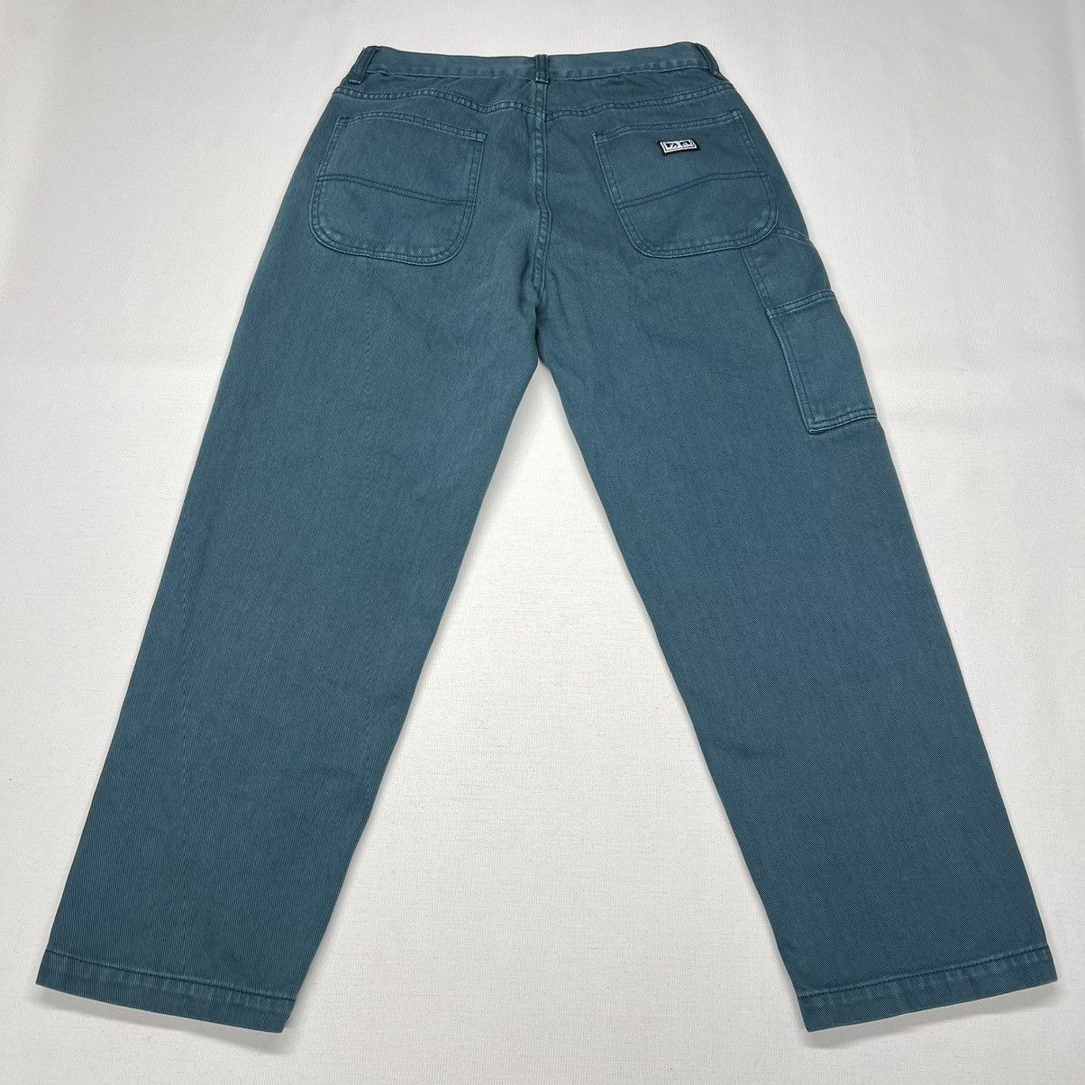 Obey Obey Jeans Teal Straight Cropped Denim Pants Blue Propaganda Size US 30 / EU 46 - 12 Thumbnail