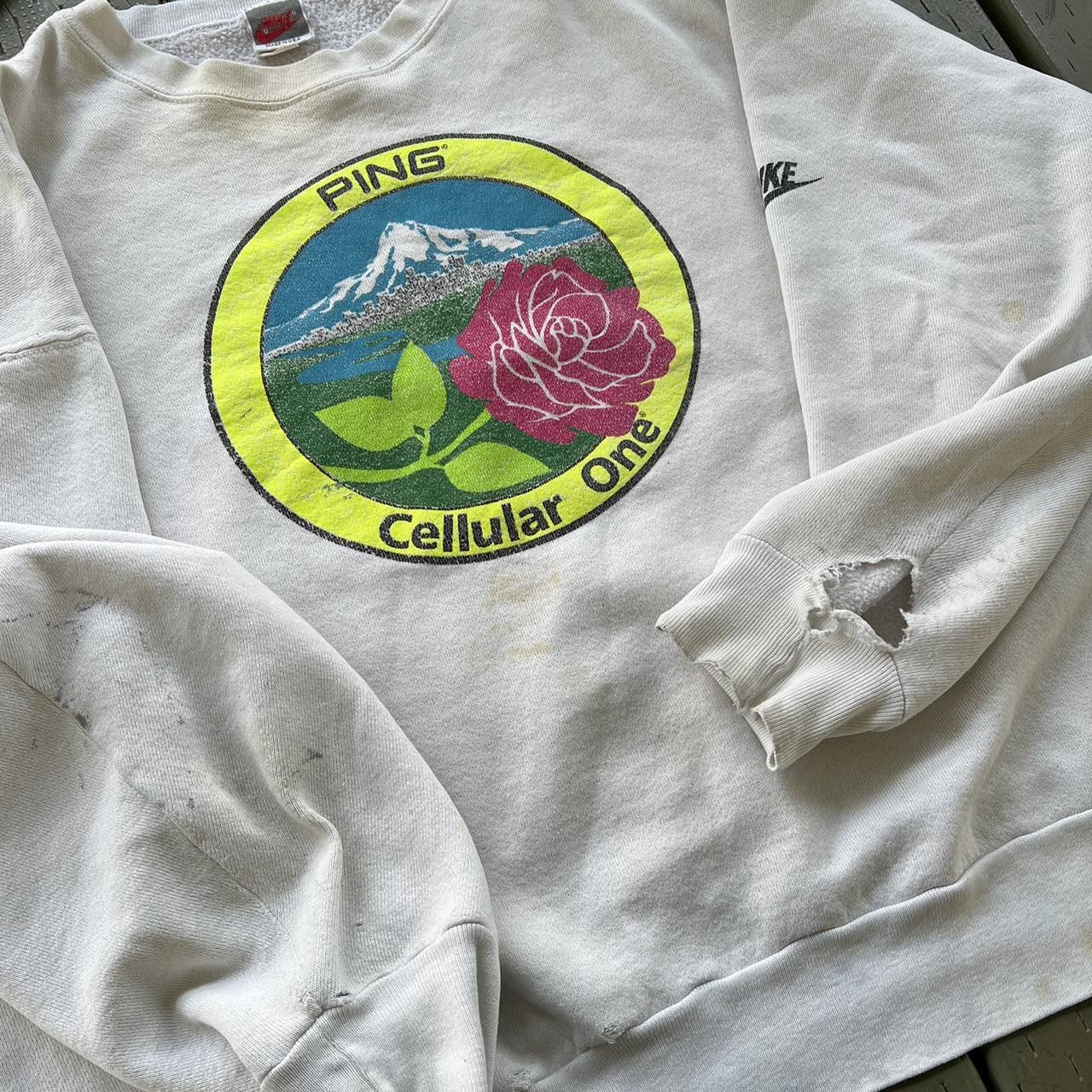 Nike × Vintage 90s Vintage Nike Crewneck Sweatshirt Size US XL / EU 56 / 4 - 6 Thumbnail