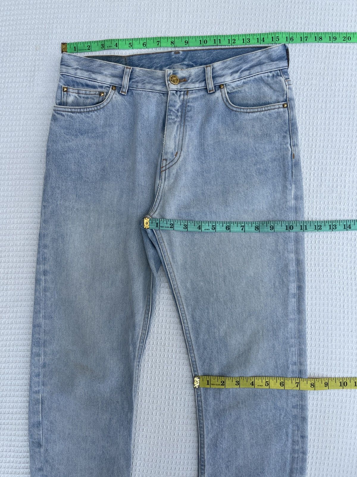 Louis Vuitton Last Drop🔥Rare🔥LOUIS VUITTON Paris Light Blue Jeans Size US 31 - 18 Thumbnail