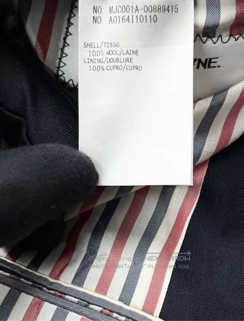 Thom Browne Thom Browne Navy Blue Anchor Gold Button Striped Blazer Size US S / EU 44-46 / 1 - 8 Thumbnail