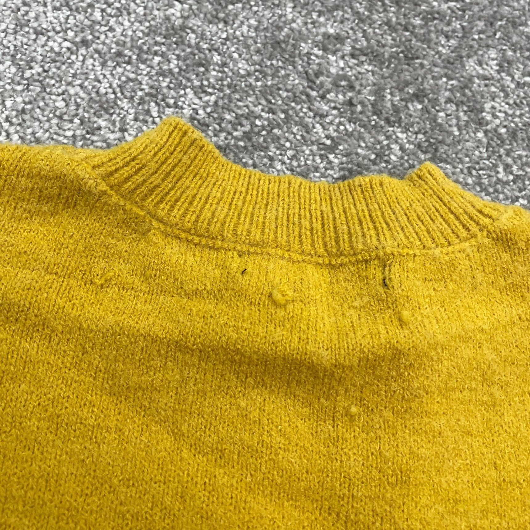 Vintage Witty Fox Pullover Sweater Womens Small Mustard Yellow Flower Crew Neck Casual Size S / US 4 / IT 40 - 5 Thumbnail