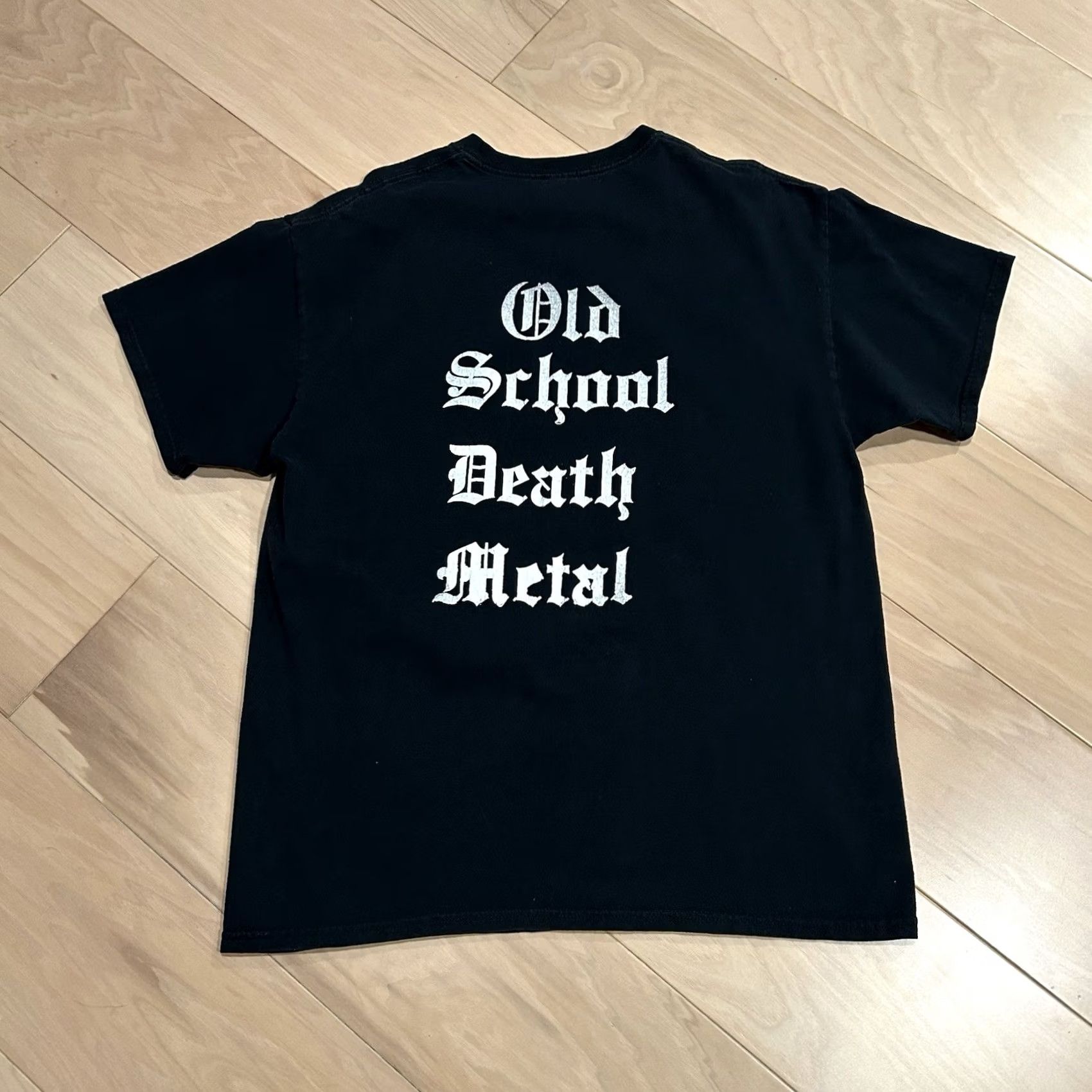 Gildan Process Of Suffocation Death Metal Band Tee Shirt Size Large Old School Short Sleeve Mens Size US 33 - 4 Thumbnail