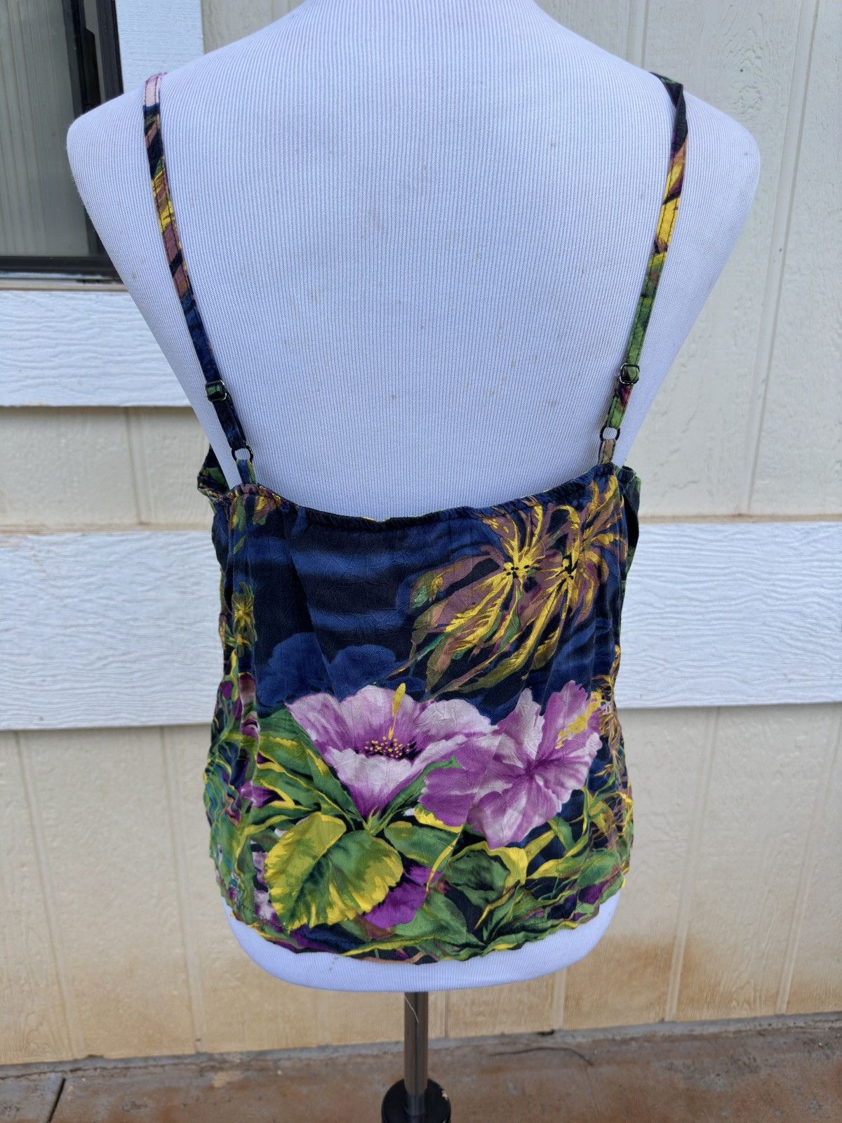Jams World Jams World Multicolored Hibiscus Spaghetti Strap Women's XL Size XL / US 12-14 / IT 48-50 - 2 Thumbnail