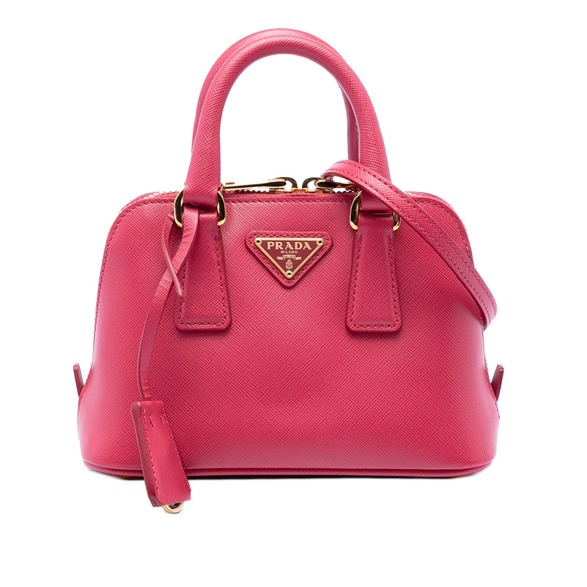 Prada Mini Saffiano Lux Promenade Satchel Size ONE SIZE - 1 Thumbnail