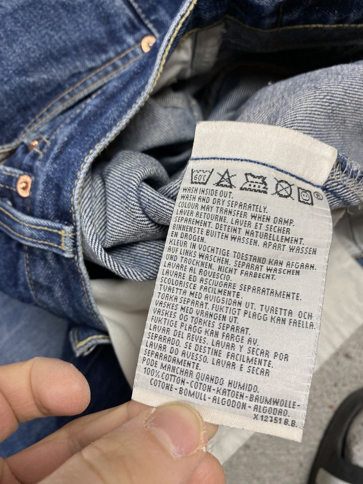 Levi's Vintage Clothing Levis vintage engineered jeans M loose straight 1998 Size US 32 / EU 48 - 12 Thumbnail