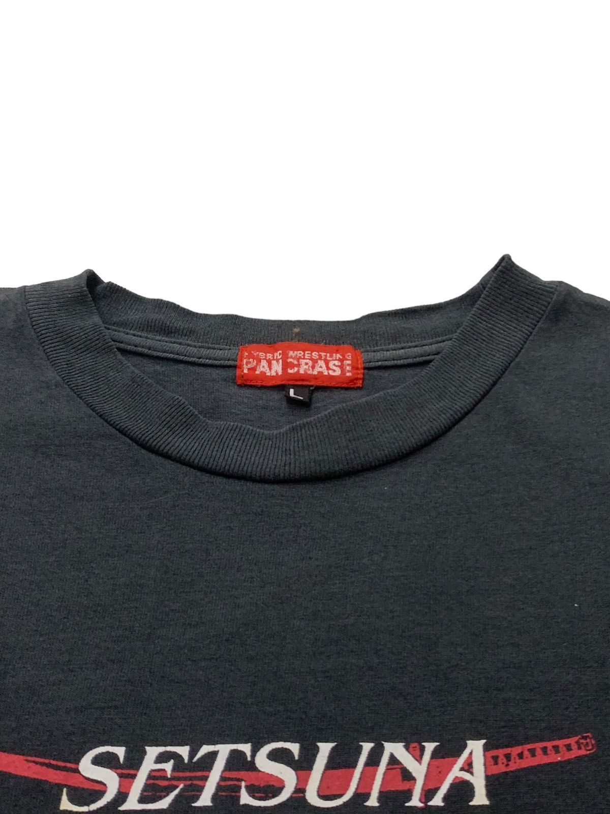 Japanese Brand Faded Setsuna Funaki Masakatsu Japanese Wrestler Logo Tee Size US L / EU 52-54 / 3 - 3 Thumbnail