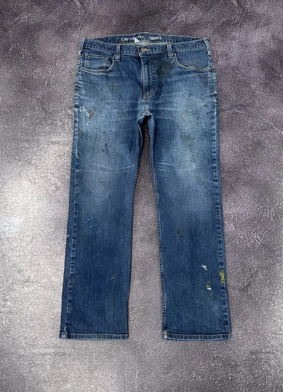 Carhartt × Vintage Vintage Carhartt Relaxed Fit Blue Denim American Hype Jeans Size US 38 / EU 54 - 2 Thumbnail