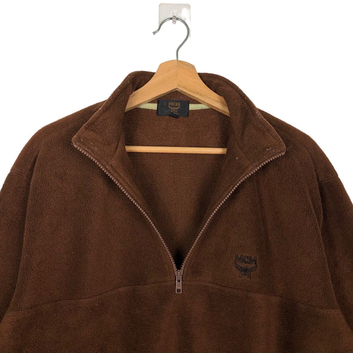 Japanese Brand 🔥90’s Vintage Anorak Collar Sweatshirt MCM Legere Big Logo Size US M / EU 48-50 / 2 - 8 Thumbnail