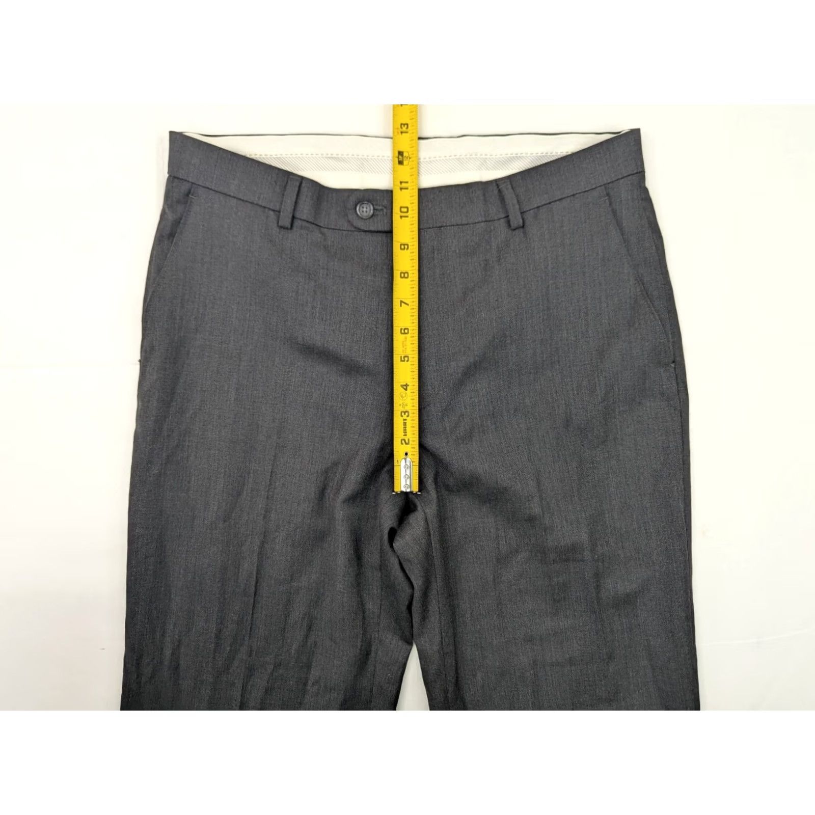 Joseph Abboud Joseph Abboud JOE 100% Wool Dress Pants Gray Men 34 Flat Front Inseam 28" Solid Front Flat Front Dress Pants Men's Wool Gray 34 Mens Size US 34 / EU 50 - 4 Thumbnail