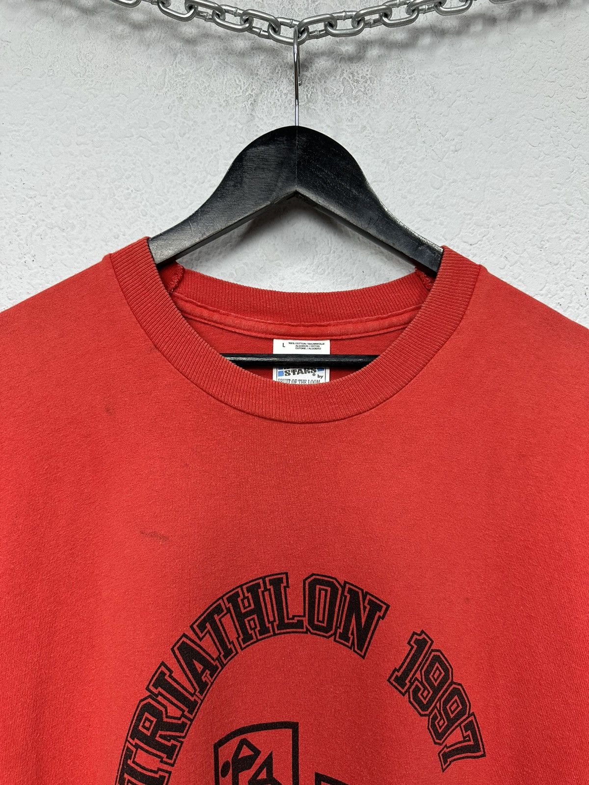 Other Vintage Triathlon 1997 T-shirt 90s Rare Jersey Germany Size US L / EU 52-54 / 3 - 3 Thumbnail