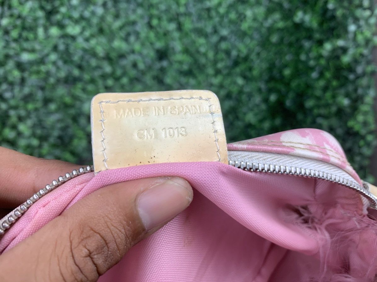 Dior Christian Dior Trotter Monogram Wrist Bag Pink Canvas Size ONE SIZE - 15 Thumbnail