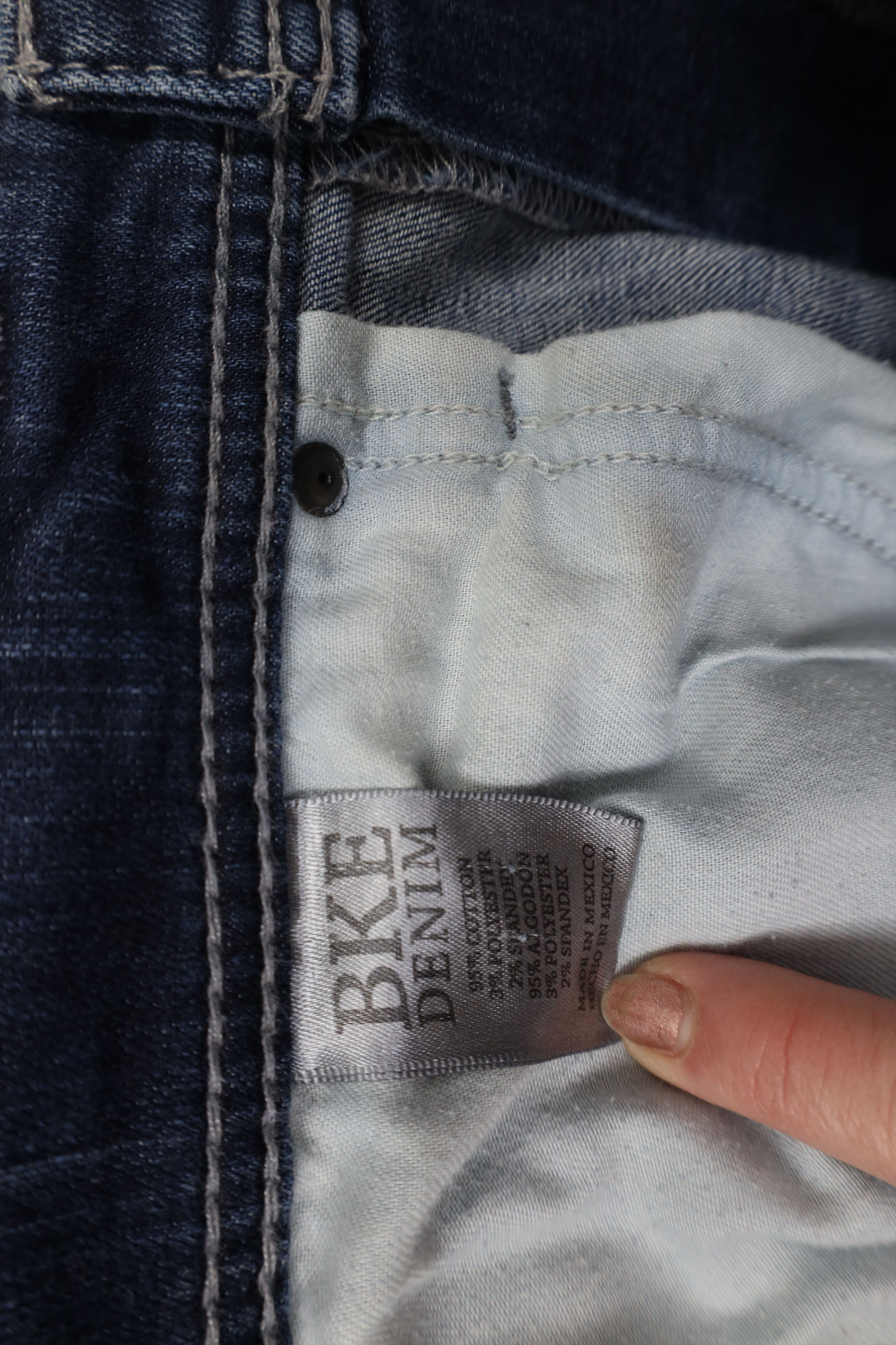 Vintage Buckle BKE Stitch Jake Stretch Bootleg Denim Jeans Blue Size US 34 / EU 50 - 8 Thumbnail