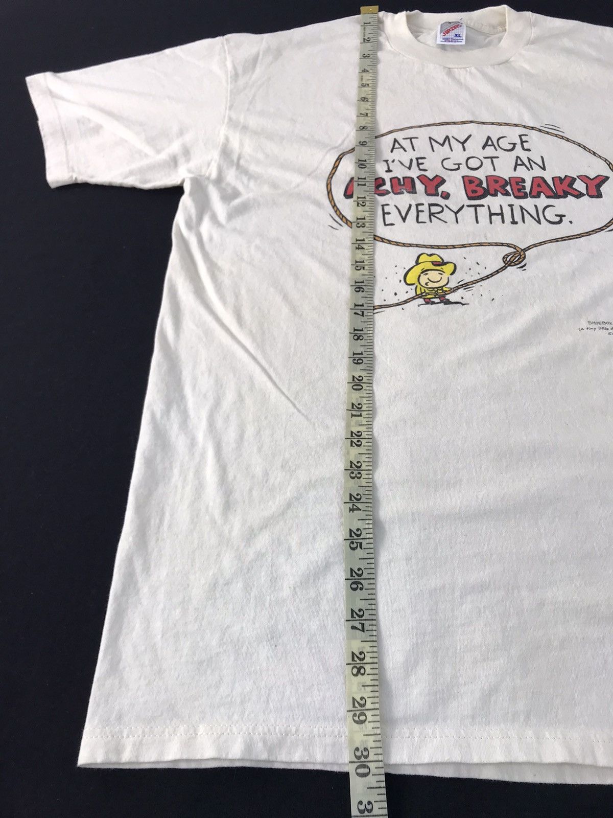 Vintage Shoebox Greeting Division Of Hallmark Humor Tee Size US XL / EU 56 / 4 - 10 Thumbnail