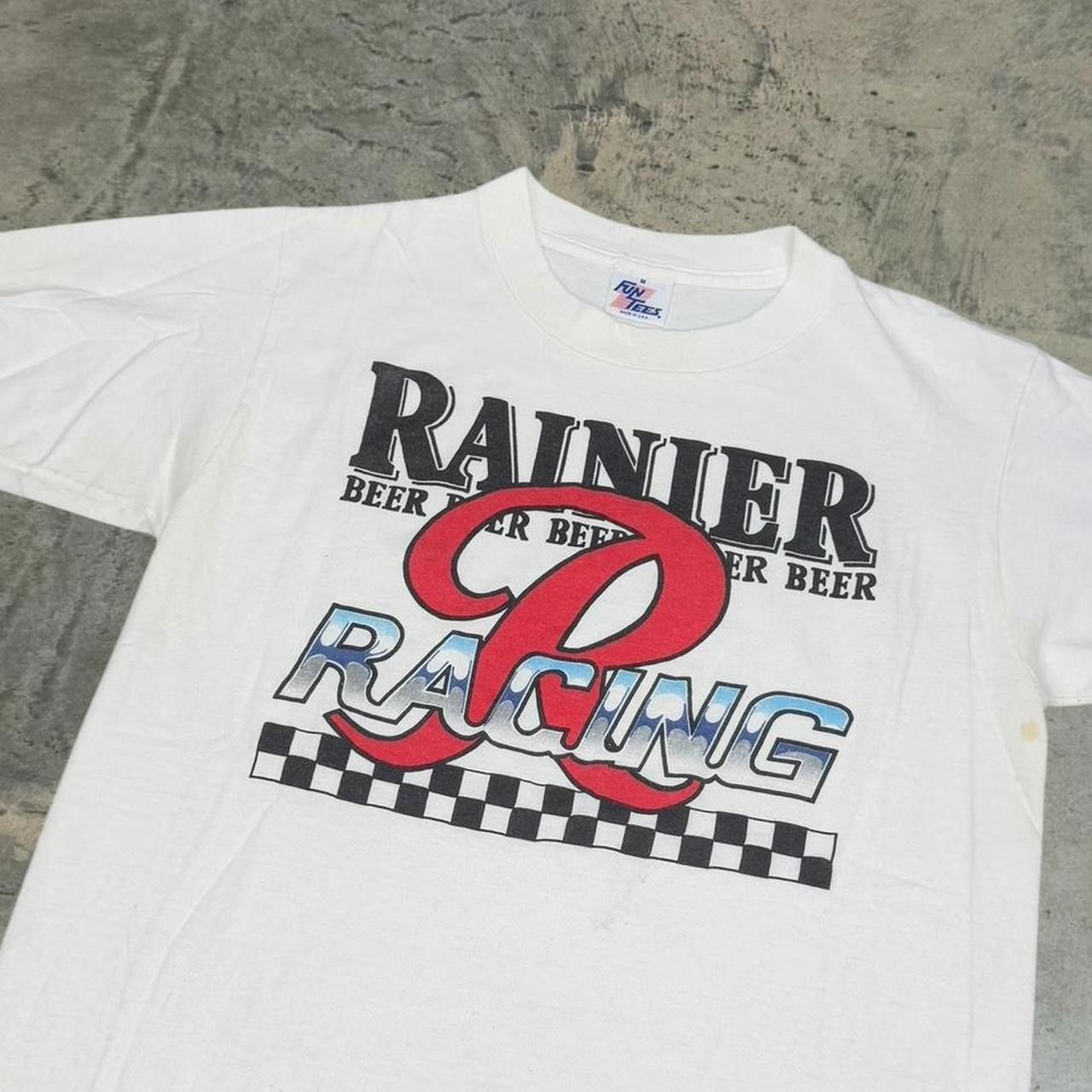 Vintage Vintage 90s Rainer Beer Racing T-Shirt Size US M / EU 48-50 / 2 - 2 Thumbnail