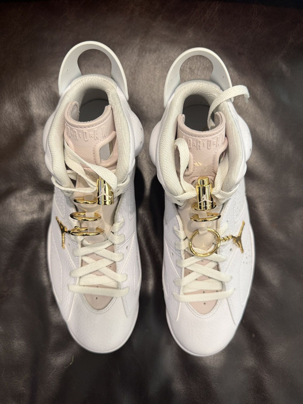 Nike Air Jordan 6 “Gold Hoops” Promo Sample - (Dh9696-100) DS OG Size US 10 / IT 40 - 5 Thumbnail