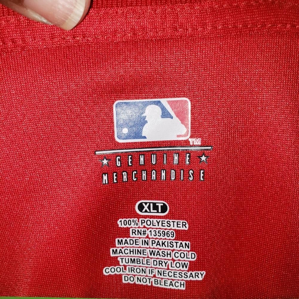 Designer CT398 Major League Genuine Phillies Red Shirt XLT Size US M / EU 48-50 / 2 - 4 Thumbnail