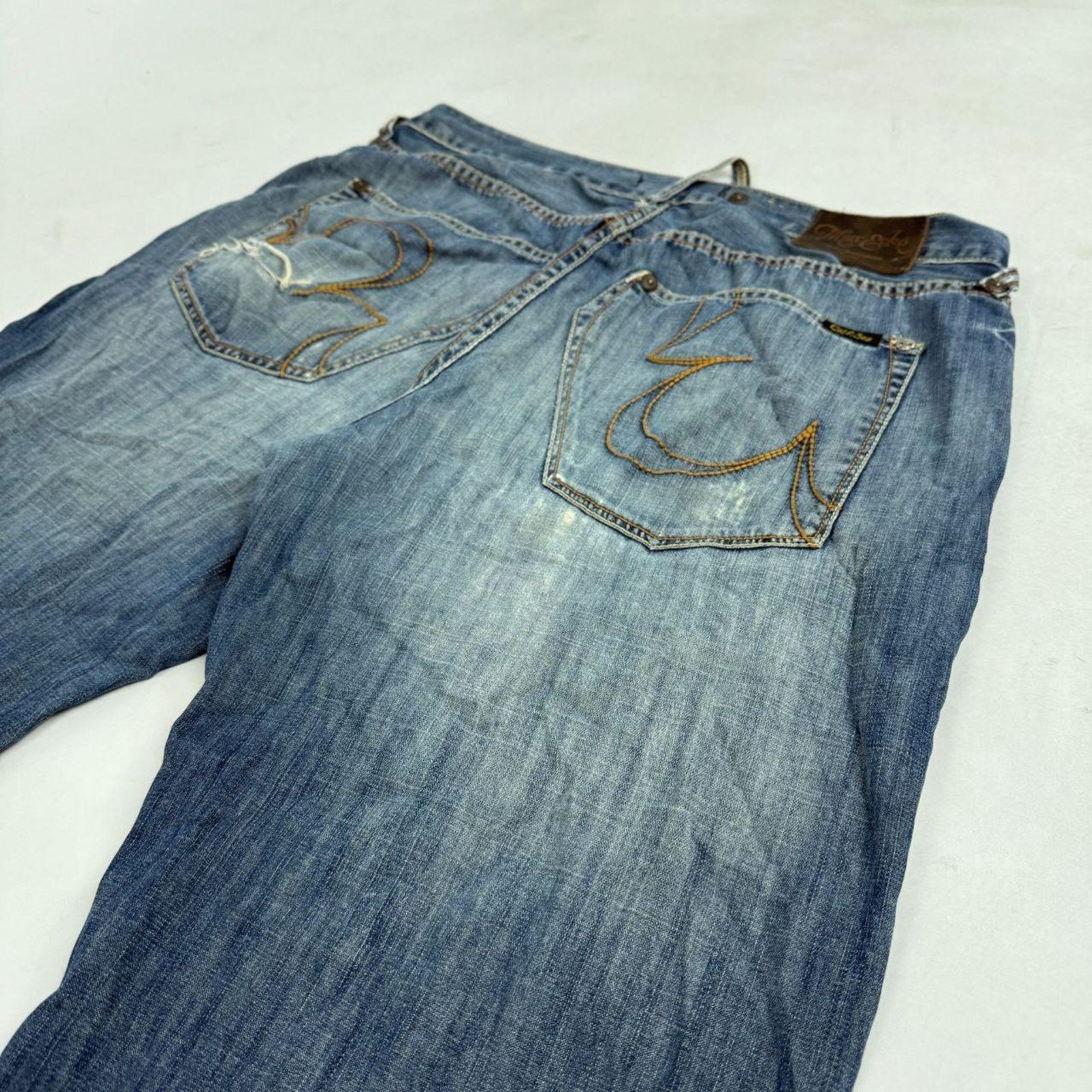 Ecko Unltd. × JNCO × Vintage Vintage y2k grunge ecko unltd skater baggy wide leg jeans Size US 36 / EU 52 - 2 Thumbnail