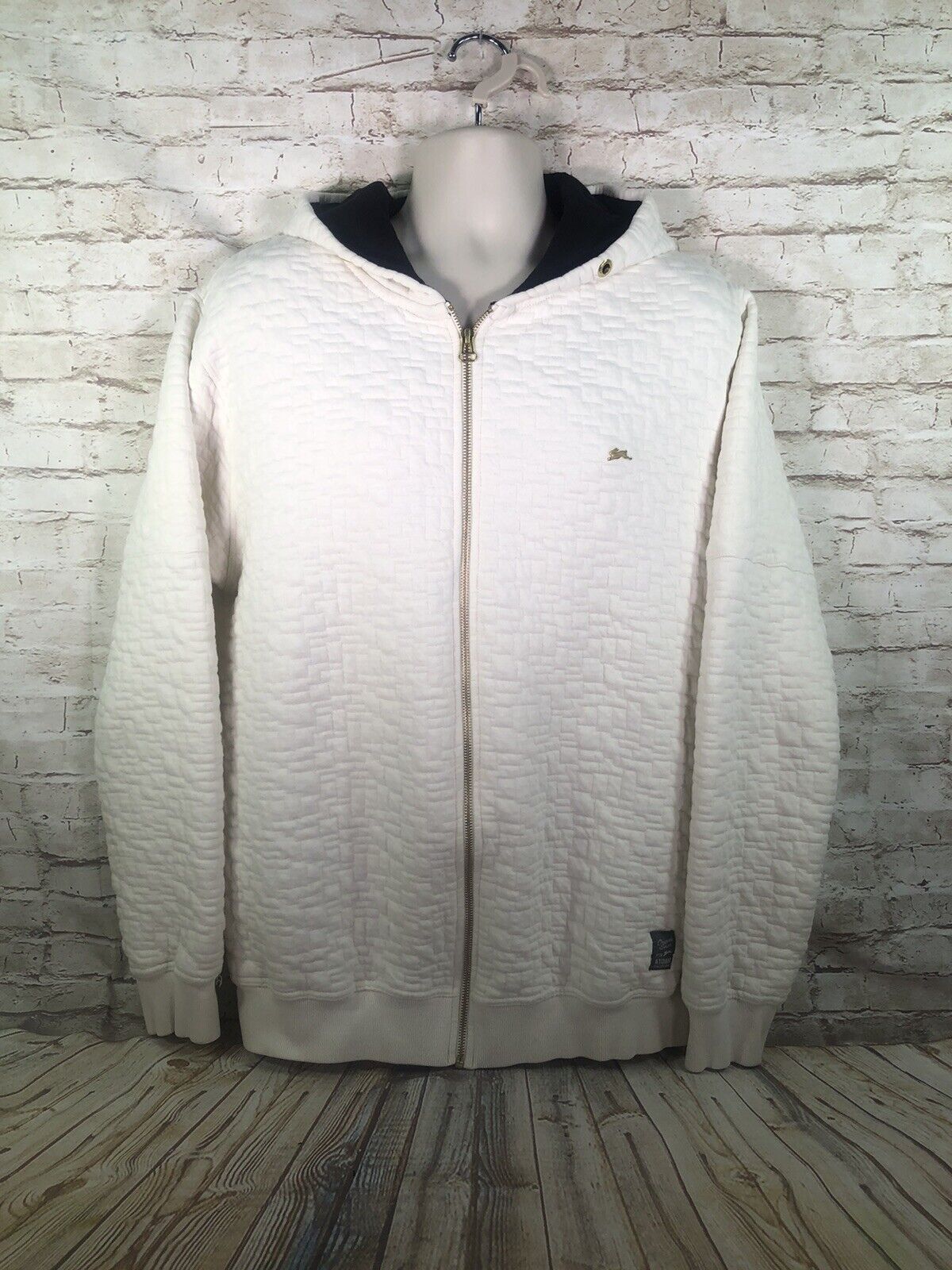 Other A. Tiziano quilted cotton jersey sweatshirt zip hoodie Size US XL / EU 56 / 4 - 6 Thumbnail