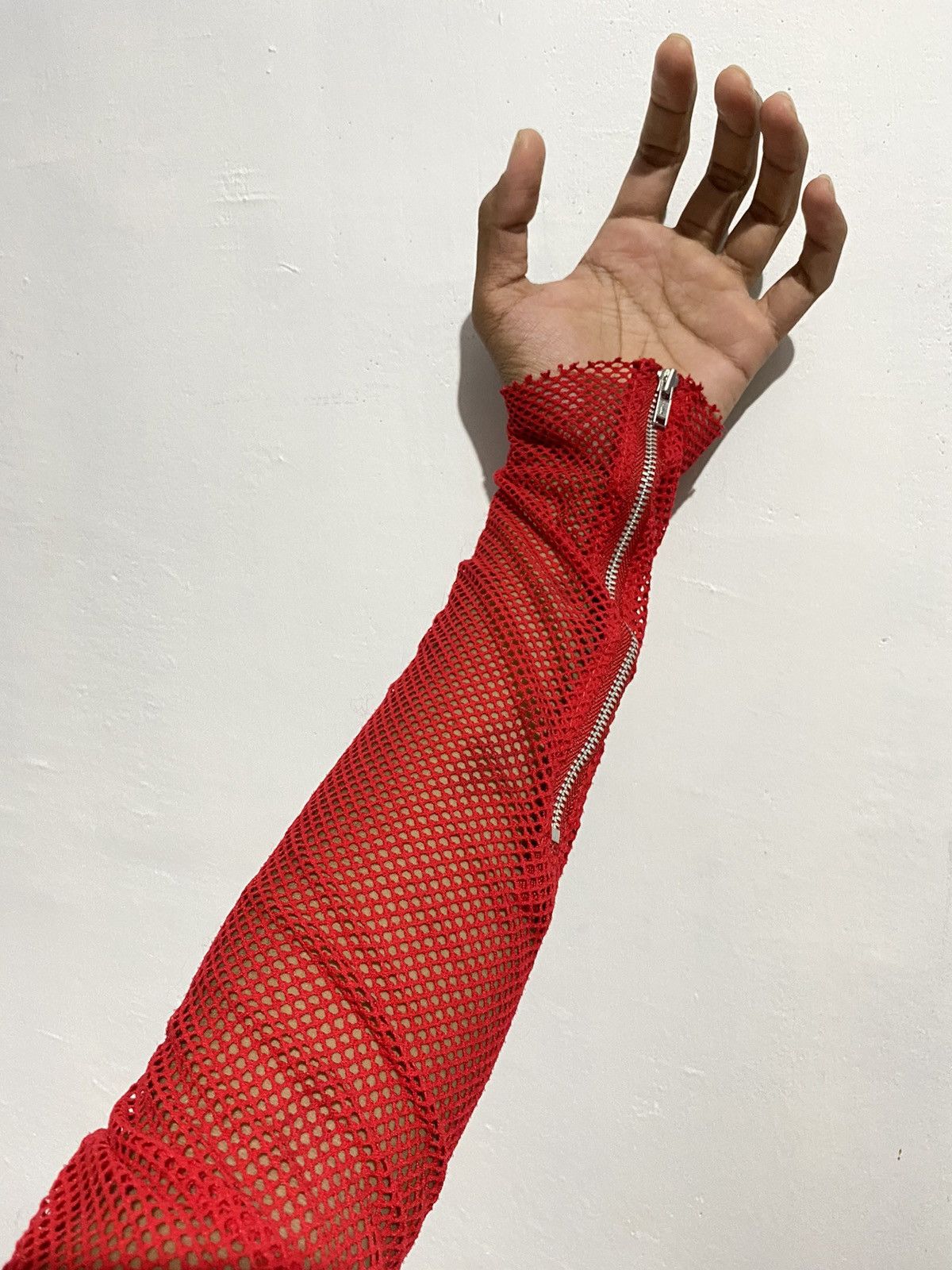 Hysteric Glamour 7% More Pink harajuku tokyo fashion fishnet longsleeve Size US M / EU 48-50 / 2 - 3 Thumbnail
