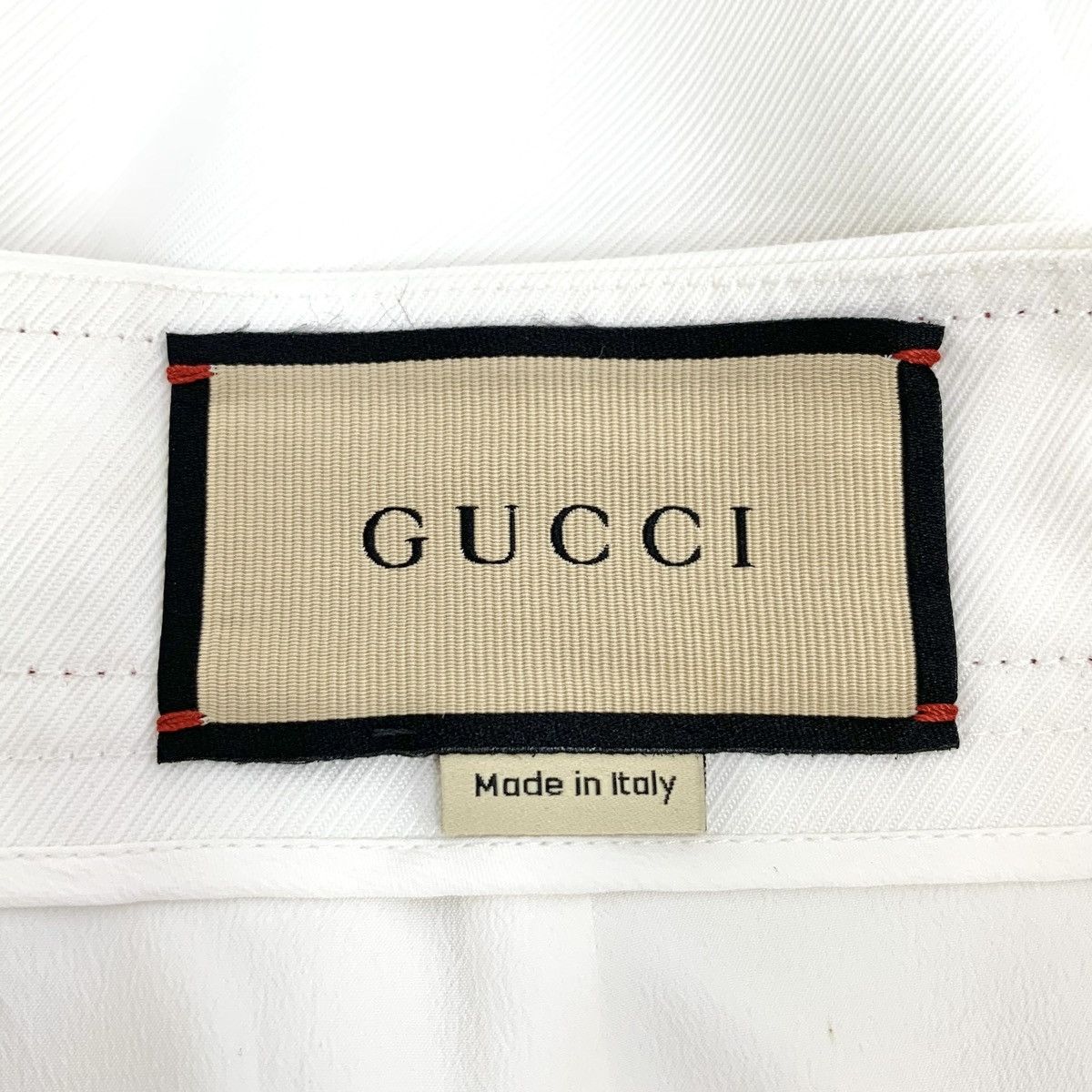 Gucci Gucci 23 collection White Cotton Casual Denim Halter Skirt Size 27" / US 4 / IT 40 - 6 Thumbnail