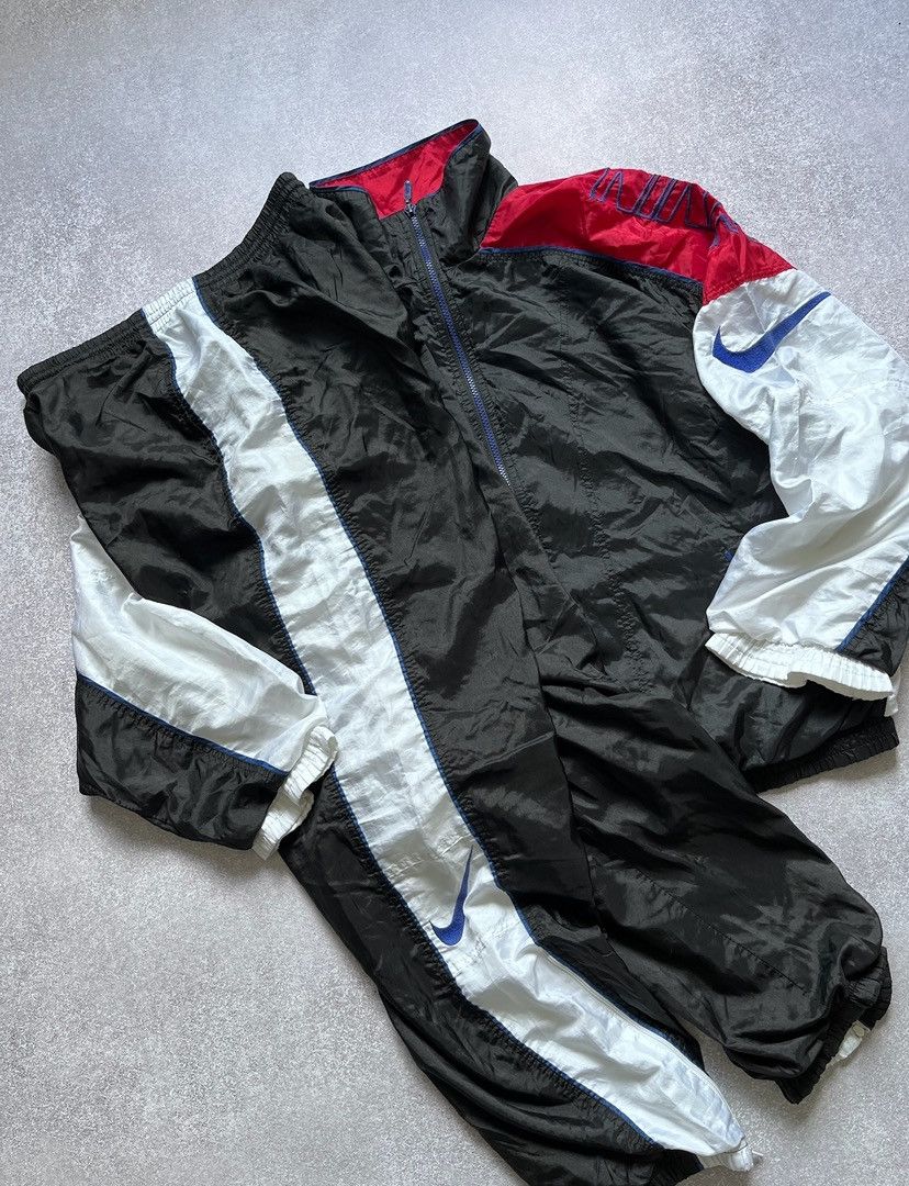 Other Vintage Nike Nylon Swoosh Tracksuit Y2K M Size US M / EU 48-50 / 2 - 3 Thumbnail