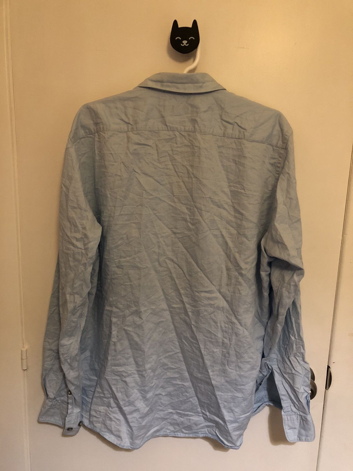 Hugo Boss × Vintage Light blue Hugo Boss shirt Size US XL / EU 56 / 4 - 4 Thumbnail