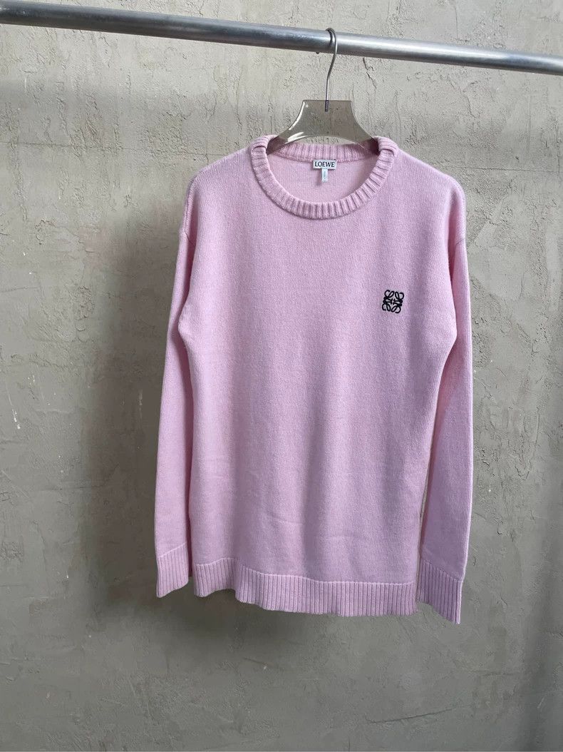 Loewe LOEWE Cherry blossom embroidery logo wool sweater Size XS / US 0-2 / IT 36-38 - 1 Thumbnail