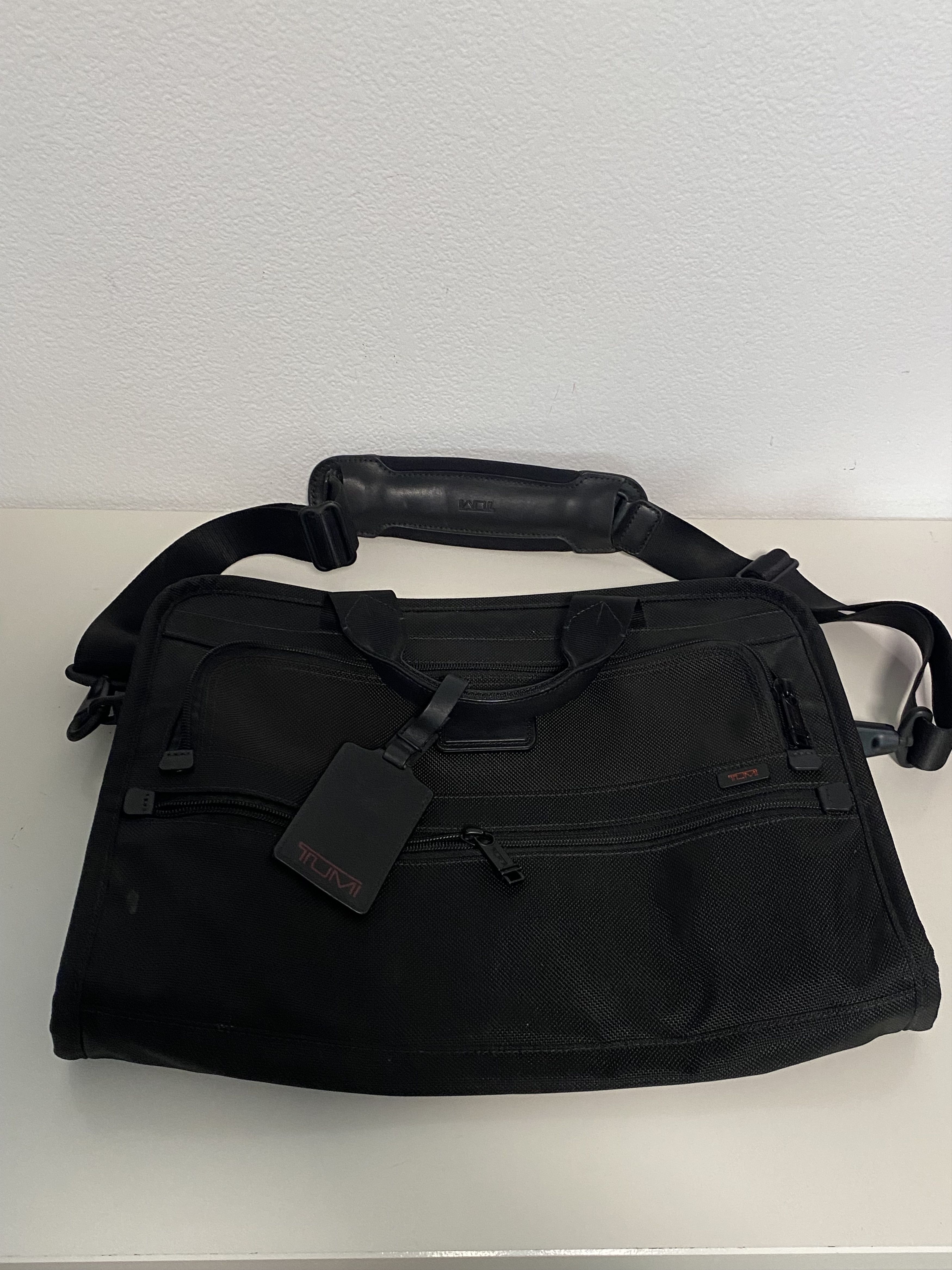 Tumi Tumi Black Nylon Carry On Laptop Shoulder Bag Size ONE SIZE - 1 Thumbnail