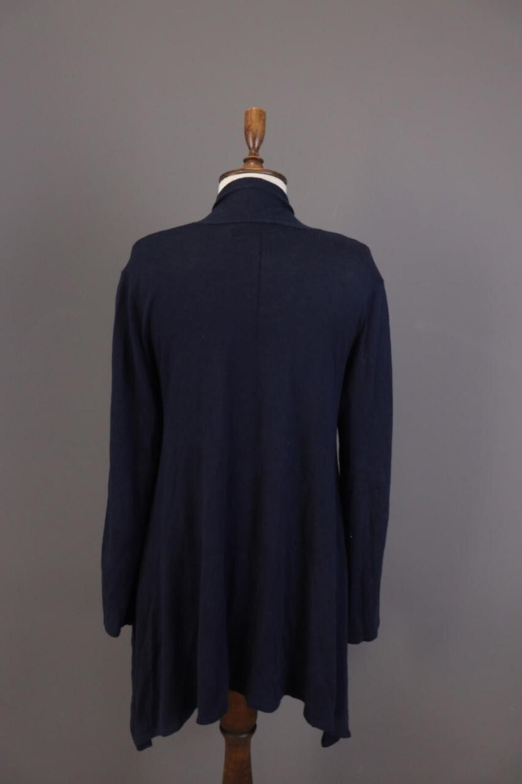 Polo Ralph Lauren Polo Ralph Lauren Blue Wool Silk Wrape Cardigan Size M Size M / US 6-8 / IT 42-44 - 7 Thumbnail