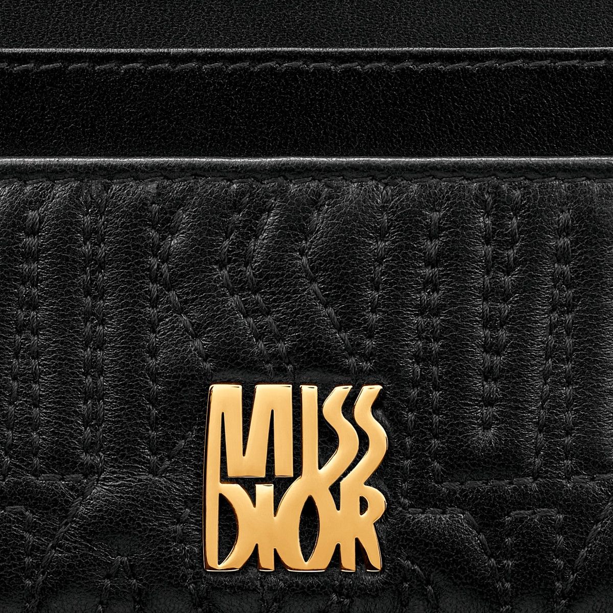 Dior o1bcso1str0226 Size:OS/ Freesia Card Holder in Black Size ONE SIZE - 3 Thumbnail