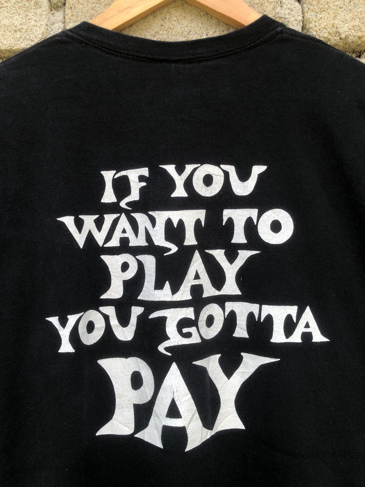 Vintage Vintage Y2K WWE Evolution Gentlemen Club Pay To Play Tshirt Size US XL / EU 56 / 4 - 13 Thumbnail