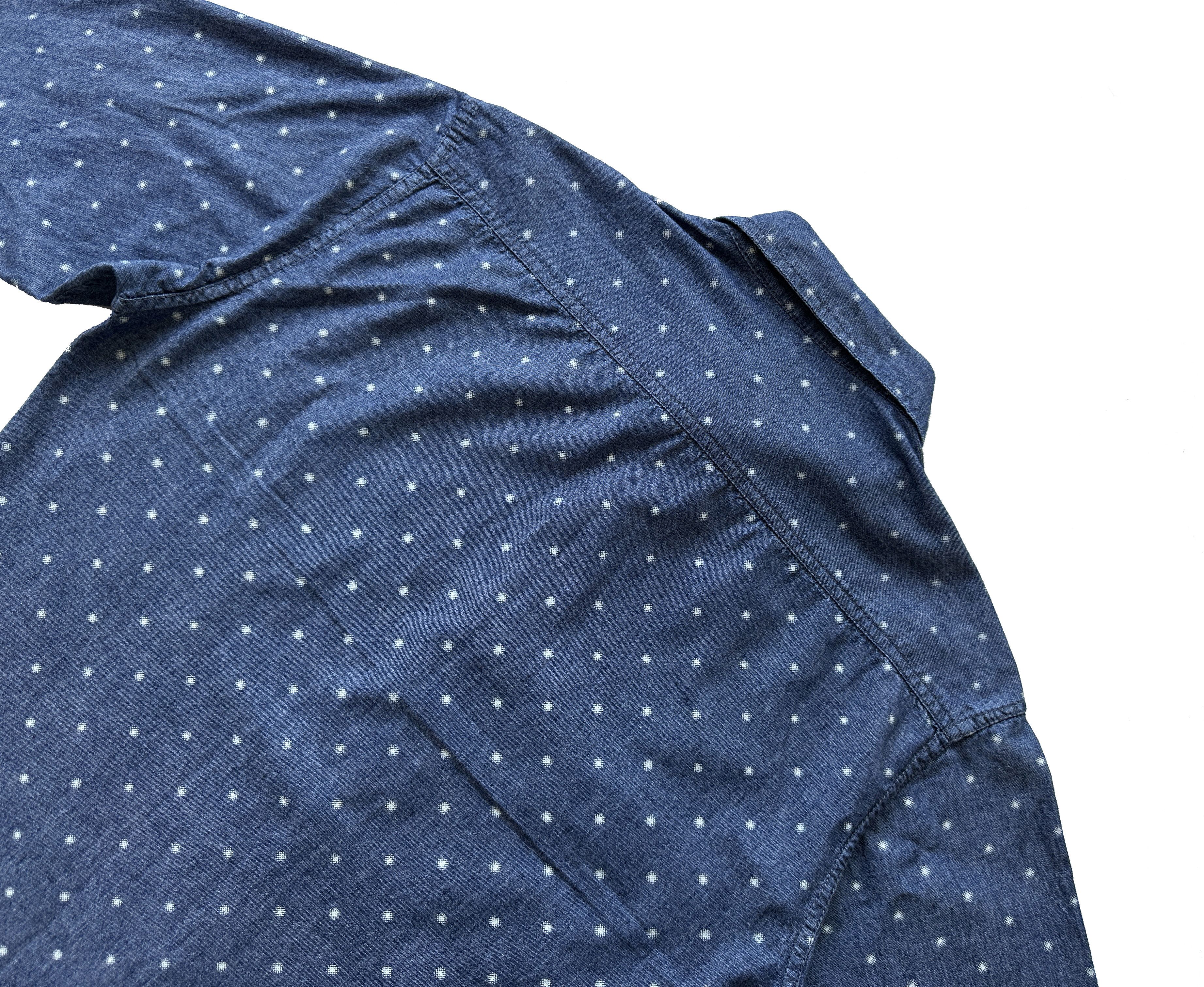 Universal Works Universal Works polka dot blue shirt Size US S / EU 44-46 / 1 - 6 Thumbnail