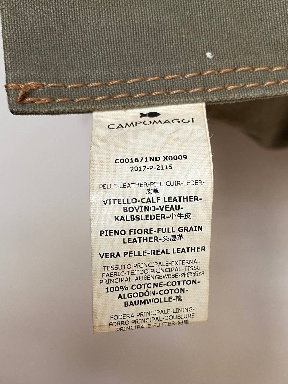 Vintage Campomaggi Teodorano Canvas/Leather Tote Shoulder Bag Size ONE SIZE - 18 Thumbnail
