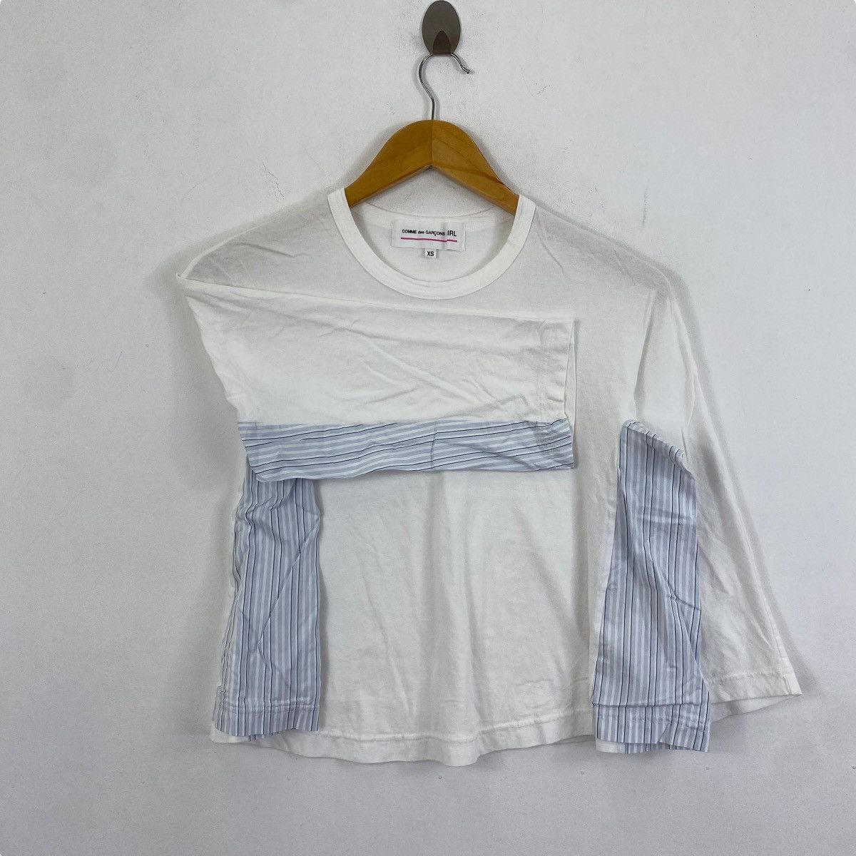 Comme des Garcons Ad2015 COMME des GARÇON GIRL Cropped Oversized Women Tee Size XS / US 0-2 / IT 36-38 - 2 Thumbnail
