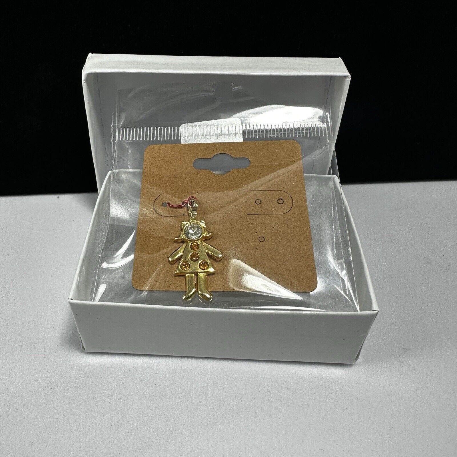 Swarovski Birthstone November Topaz Swarovski Crystal NEW Bunch Charm Size ONE SIZE - 10 Thumbnail