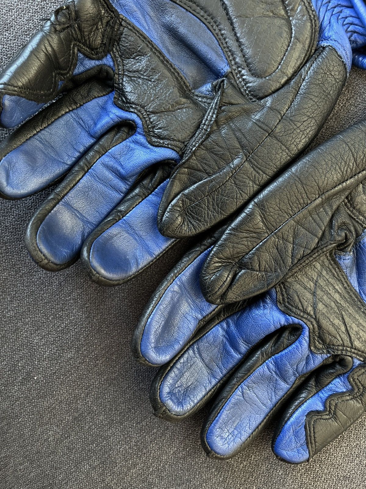 Dainese Dainese Blue Leather Moto Protective Biker Gloves Size ONE SIZE - 11 Thumbnail