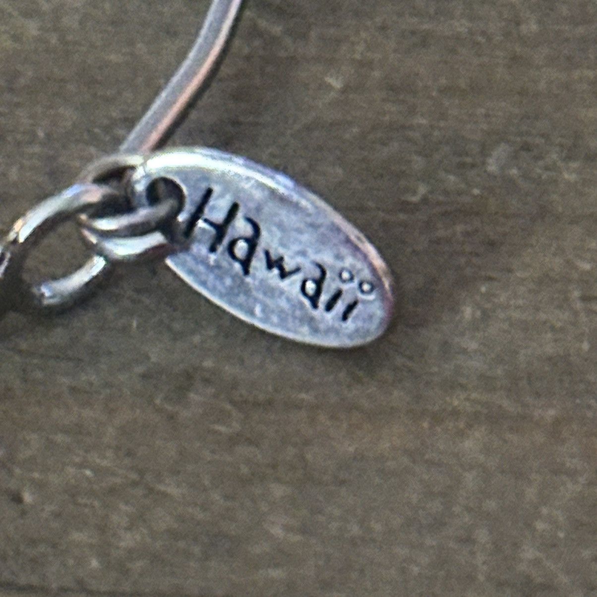 Other Silver tone floral Hawaii bangle bracelet Size ONE SIZE - 4 Thumbnail