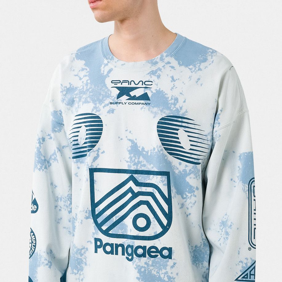 OAMC o1y0225 Logo Crewneck T-Shirt in White/Blue Size US S / EU 44-46 / 1 - 2 Thumbnail