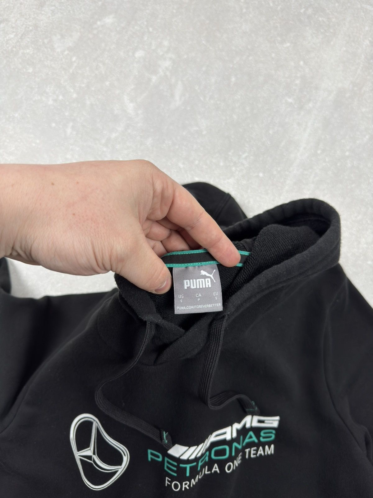 Puma Puma Mercedes-AMG Petronas F1 Team Black Racing Hoodie Size US S / EU 44-46 / 1 - 6 Thumbnail