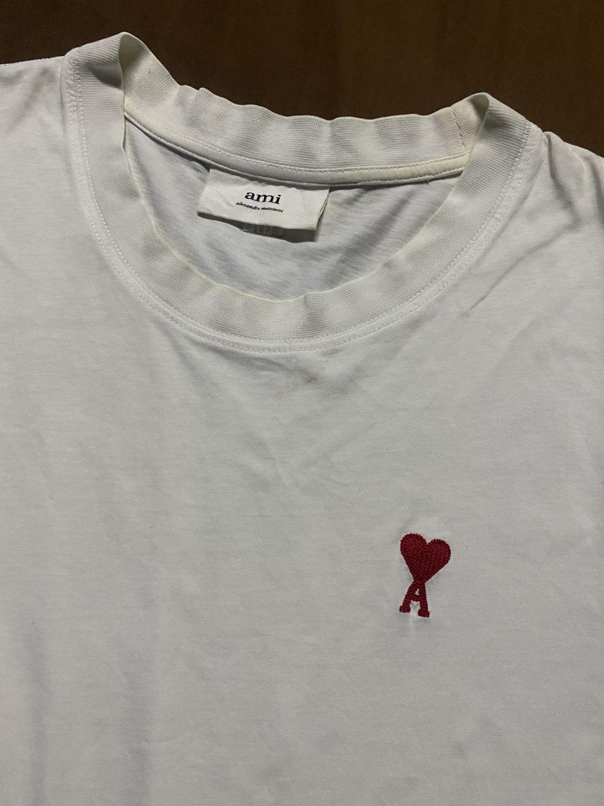 AMI AMI Paris Ami de Coeur Heart Logo Tee Size US M / EU 48-50 / 2 - 4 Thumbnail