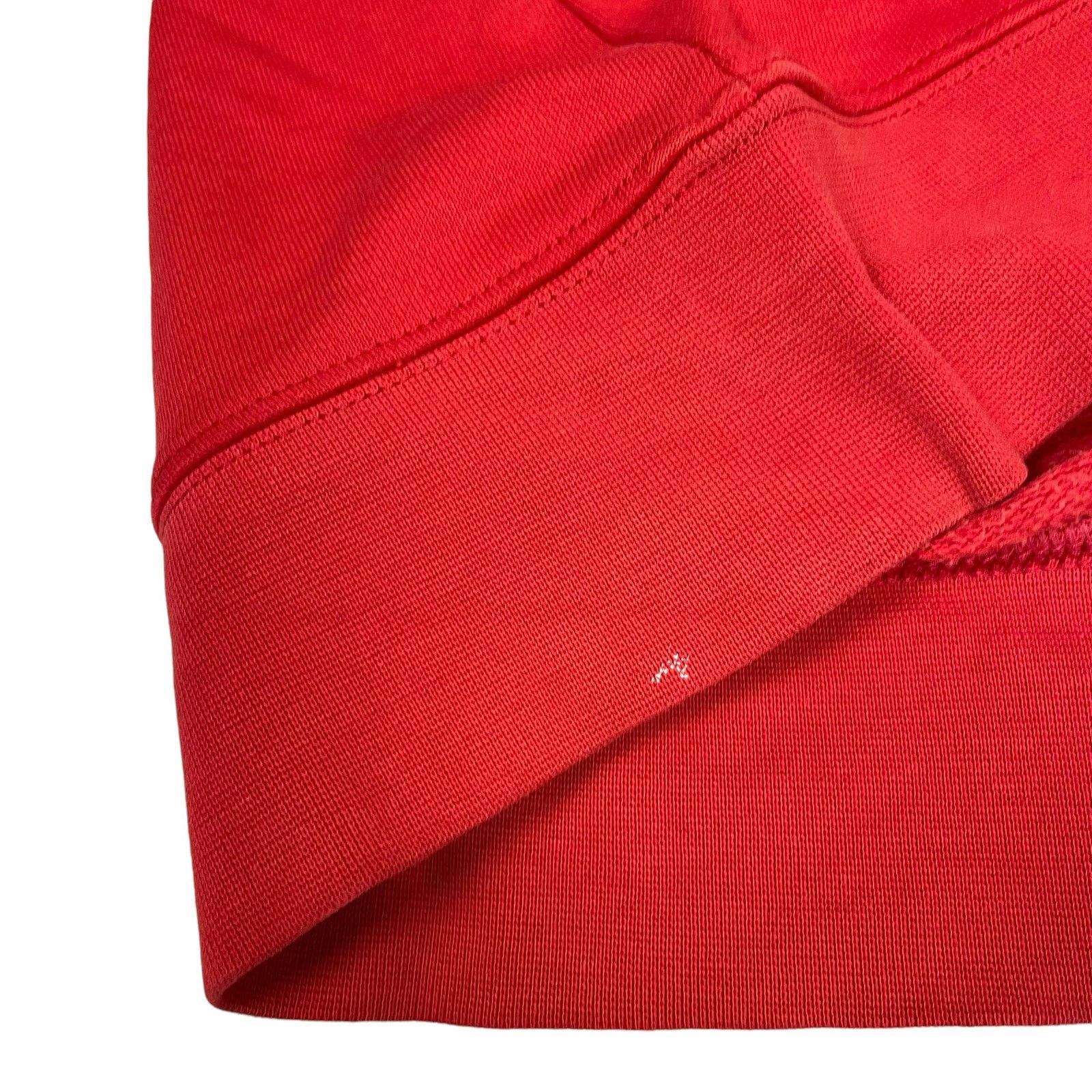 Nike × Vintage Nike Red Fleece Swoosh Raglan Sleeve Pullover Hoodie L Size L / US 10 / IT 46 - 7 Thumbnail