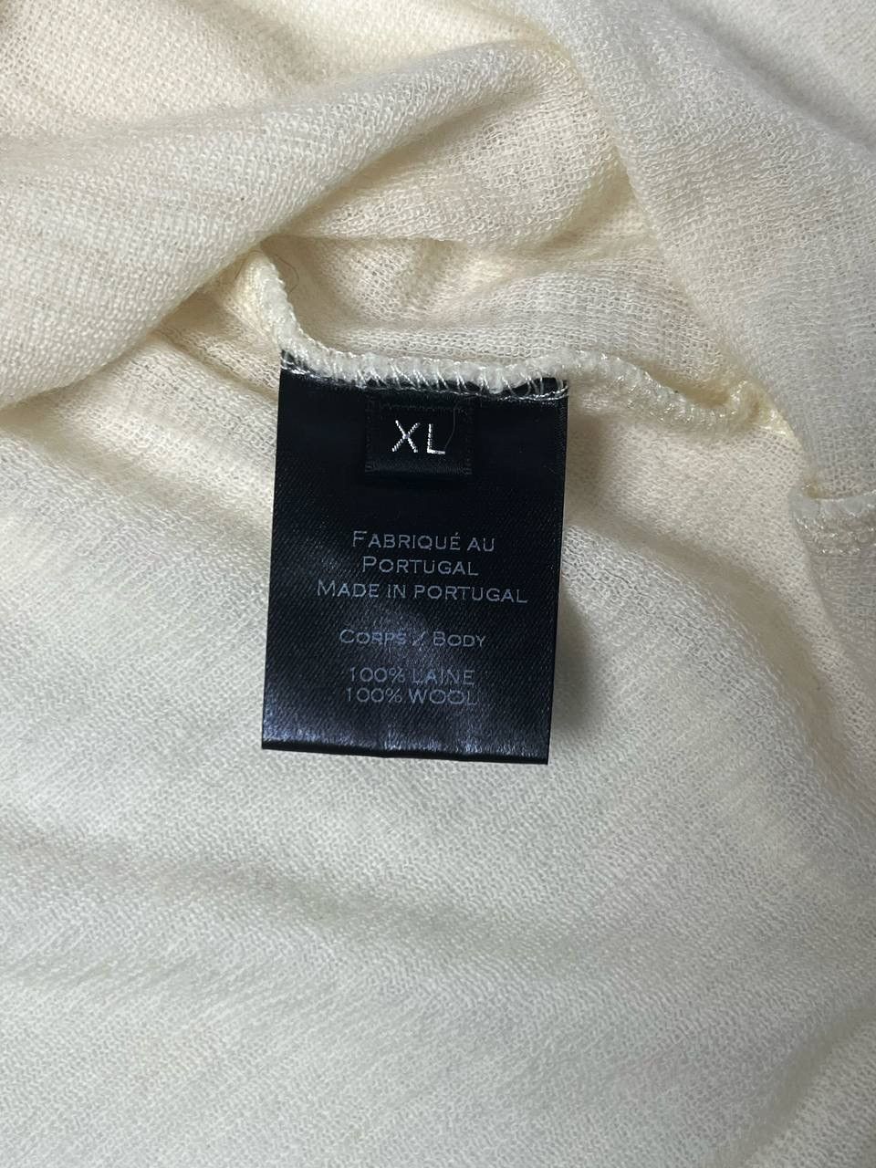Balmain Balmain FW15 Henley Wool ShortSleeve T-Shirt Size US XL / EU 56 / 4 - 4 Thumbnail