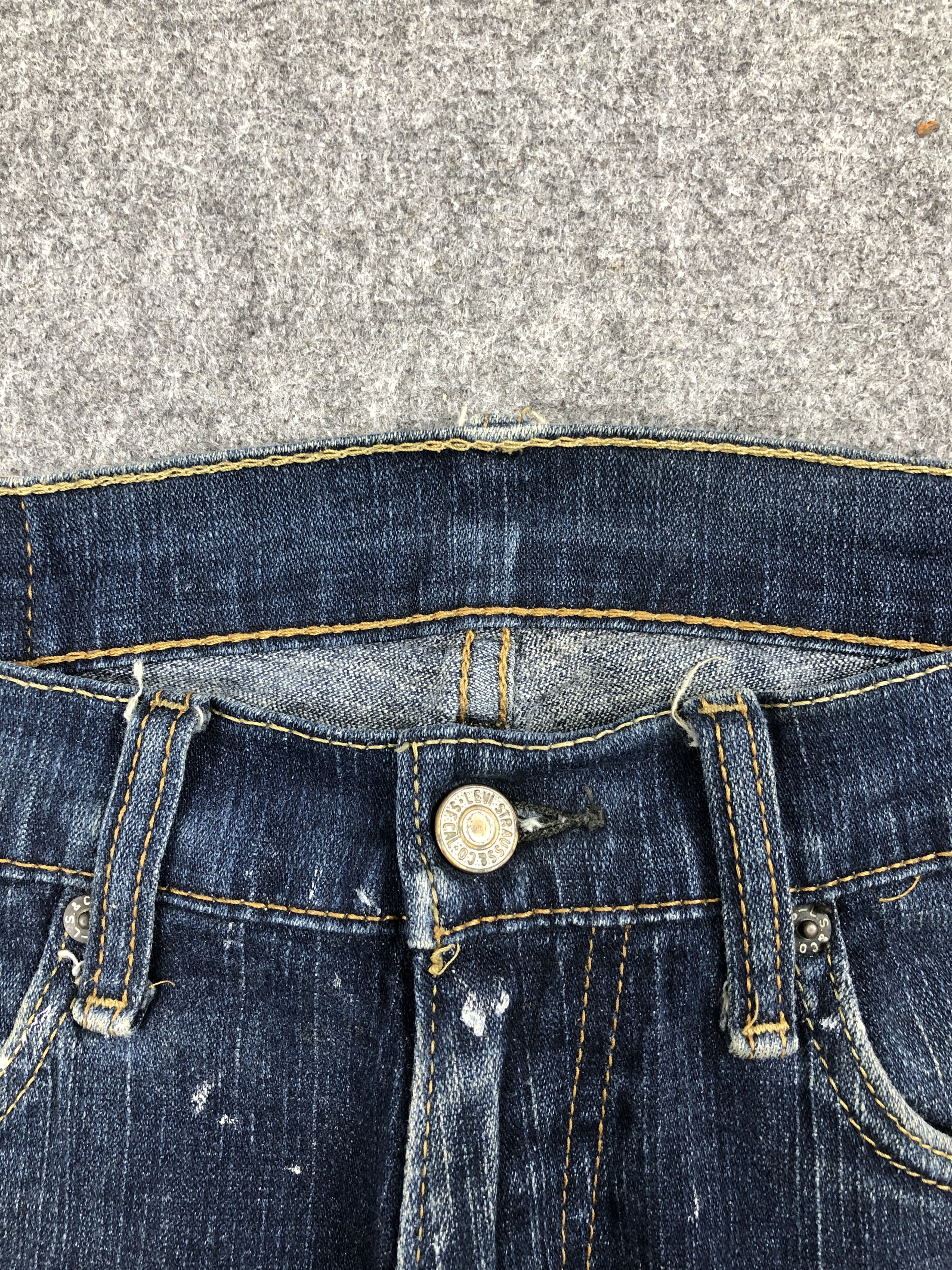 Levi's Vintage Levis 514 Paint Splatter Blue Jeans DP2431 Size US 30 / EU 46 - 12 Thumbnail